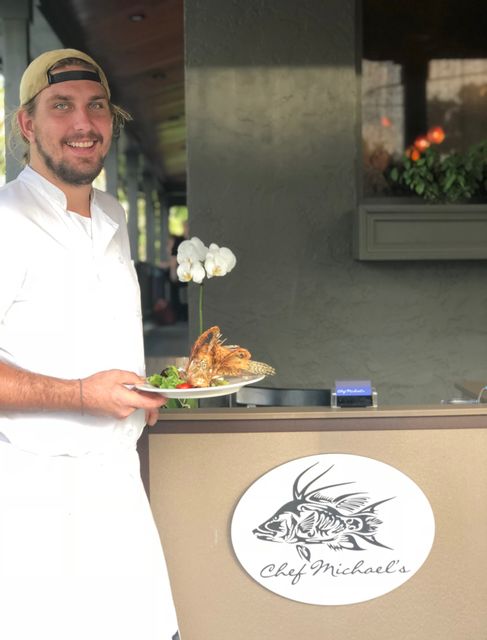 Freshly caught lion fish is on the menu at Chef Michael's in Islamorada. 