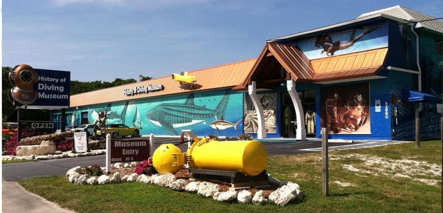Enjoy interactive exhibits and thousands of artifacts inside the History of Diving Museum.