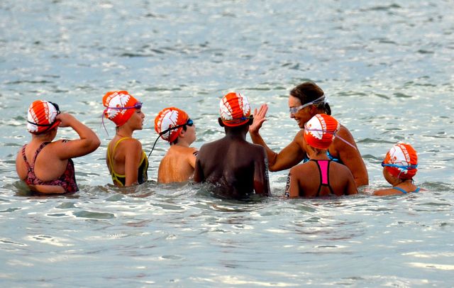 Entrants in the annual College of the Florida Keys’ Swim Around Key West can register as solo competitors or in teams of two to six swimmers with or without fins. 