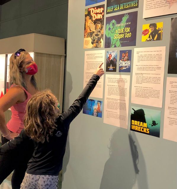 Families of all ages can enjoy the exhibit's pop culture references. 