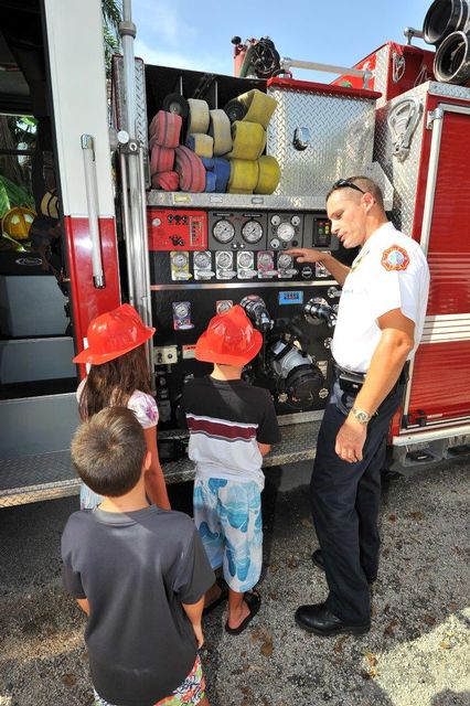 Saturday at the resort’s marina, a touch-a-truck event gives kids and adults a chance to view vehicles and life-saving equipment used by everyday heroes.