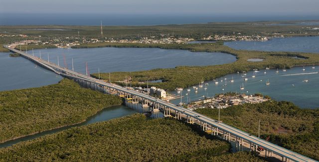 Runners of all ages are attracted to a unique scenic Jewfish Creek bridge race above the Upper Florida Keys and the eastern edges of the Florida Everglades. 