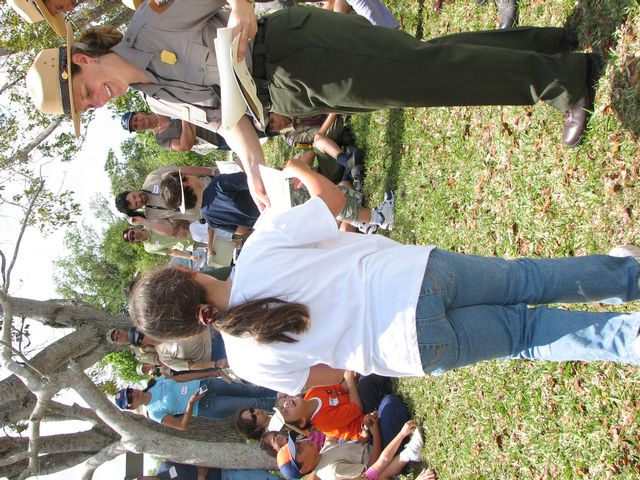 Junior Ranger Day is one way Gantt can teach about the natural world, and share the history and resources in the national parks.