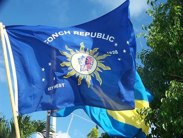 Today patriots throughout the Keys fly the royal blue flag of the republic, whose motto is “We Seceded Where Others Failed,” and celebrate the secession’s anniversary each year 