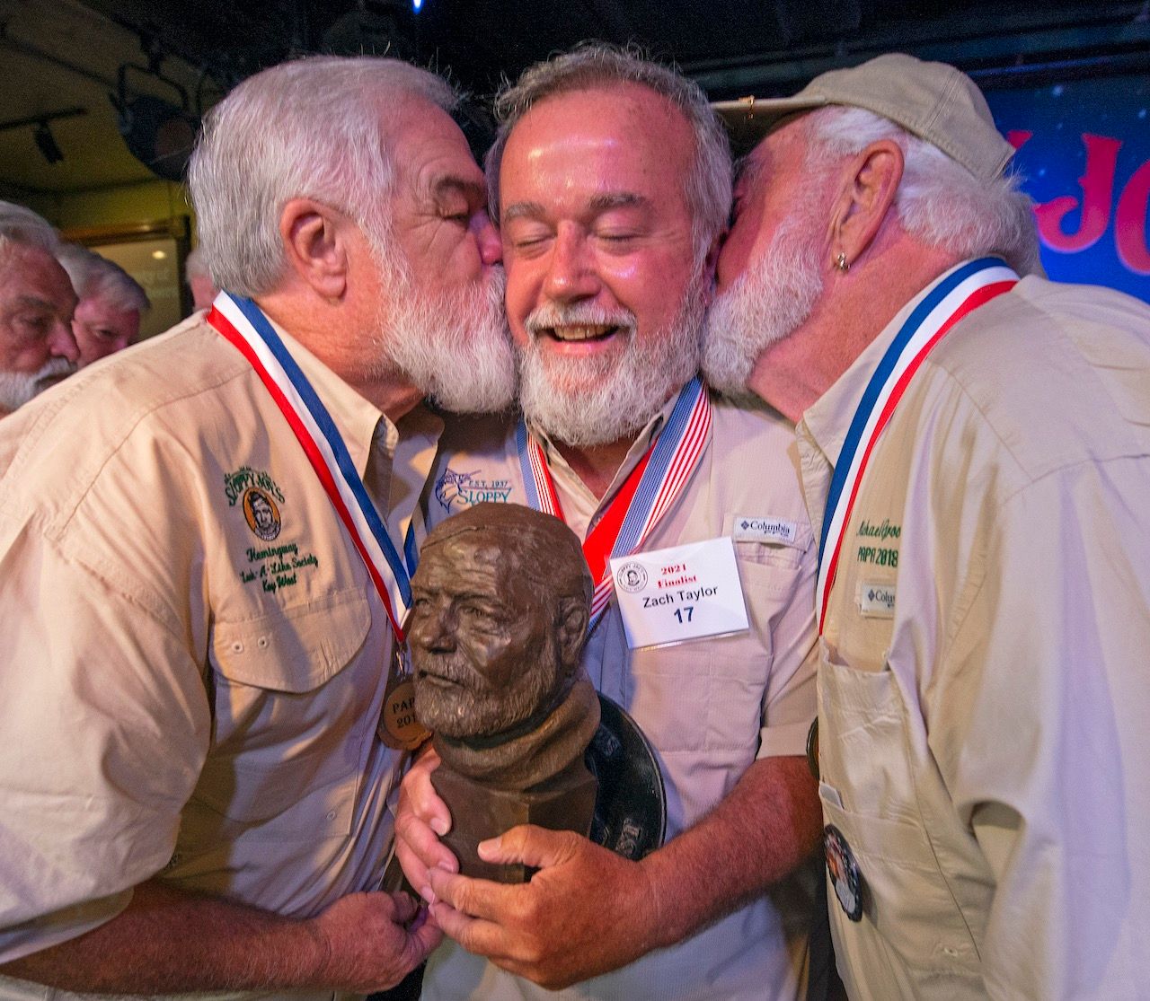 As many as 150 burly, bearded contestants are expected to compete in the annual Hemingway® Look-Alike Contest at Sloppy Joe’s Bar.
