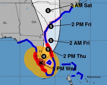 Hurricane Center Discontinues Tropical Storm Warning for Keys