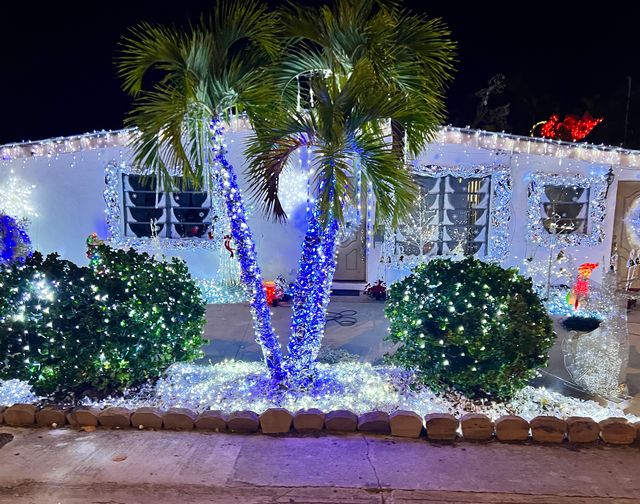 Old Town Trolley's Holiday Sights & Festive Nights Tours showcase Key West's best-decorated neighborhoods and buildings. Photo: JoNell Modys