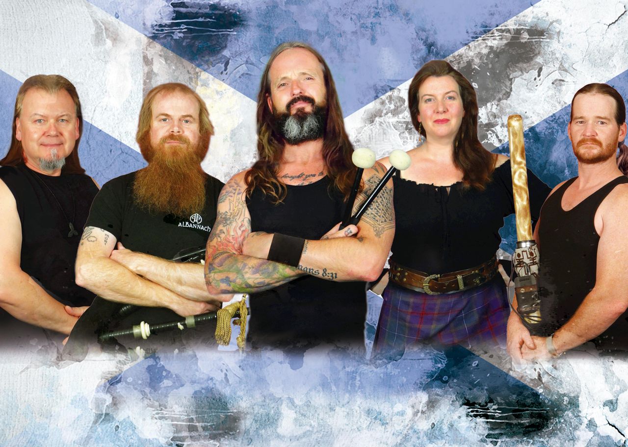 Albannach, famed for their tribal-style primal drumming and precise piping, headlines the Scottish and Irish musical lineup for the 2023 Florida Keys Celtic Festival. 