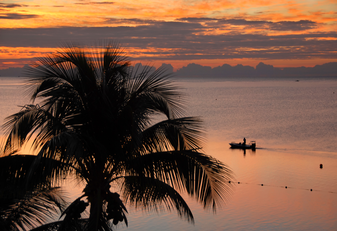 A Florida Keys flats guide idles away from the dock during the dawn of a new day in Islamorada, Fla. Featuring an angling diversity found in few saltwater sport fishing destinations, Islamorada is known as the Sport-Fishing Capital of the World. 