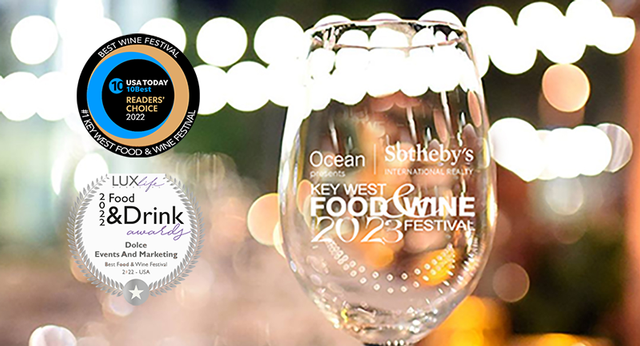 The Key West  Food & Wine Festival is the winner of multiple designations as one of the United States' leading wine and cuisine events. 