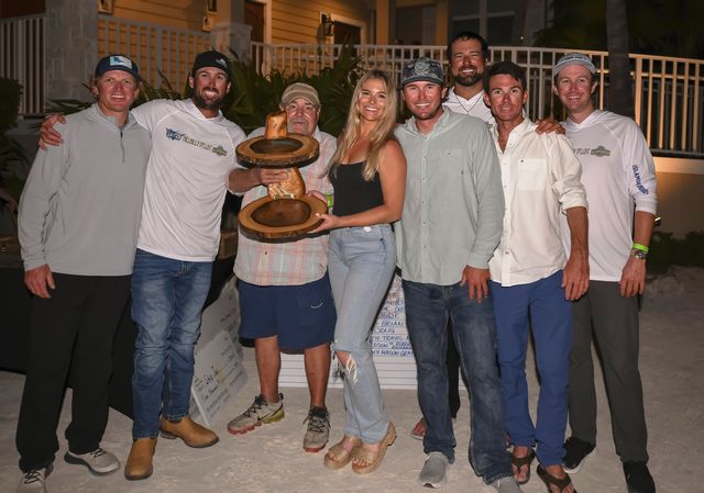 Jess Jorgensen on team Hillbilly Deluxe takes top lady angler awards for the Cheeca Presidential and the Florida Keys Gold Cup. 