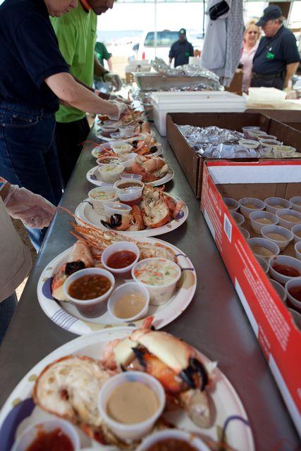 Marathon-area commercial fisheries and markets catch, clean and cook the nearly 15,000-pound spread of fresh Keys seafood served each year at the festival. 