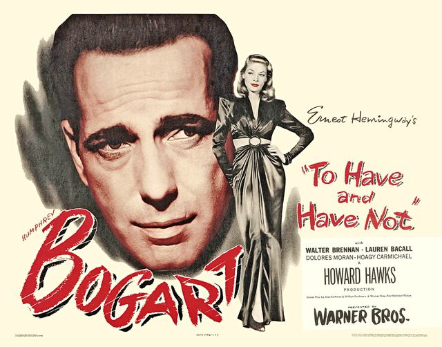 The film version of To Have and Have Not is to be screened Monday, July 17, at Key West's Tropic Cinema, followed by a lecture on July 18. 