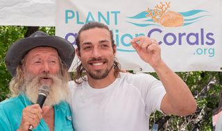 Plant a Million Corals and Florida Panthers Player Produce 10,000th Coral