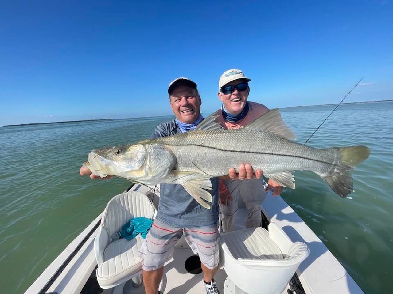 Angler Tom Rodriguez took the largest snook award with a 37.5" fish at the 2022 Take Stock in Children Backcountry Tournament