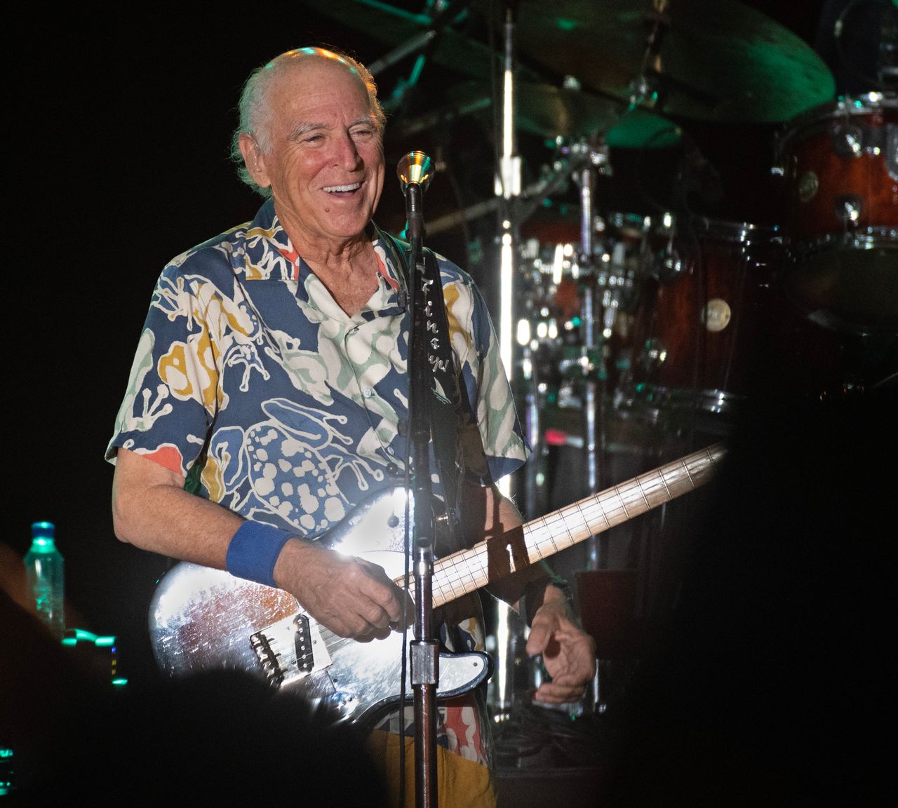 In this Thursday, Feb. 9, 2023, photo, singer-songwriter Jimmy Buffett performs with his Coral Reefer Band during a concert in Key West that launched his Second Wind tour. Photo: Rob O'Neal/Florida Keys News Bureau
