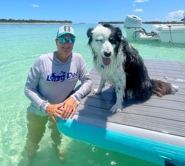 Cooper encourages visitors to experience paddleboading as a great way to see and form a love for Keys sea life. 