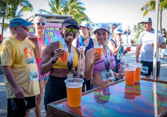 Runners are to be awarded with finisher medals, hats, T-shirts and free beers from Florida Keys Brewing Co. 