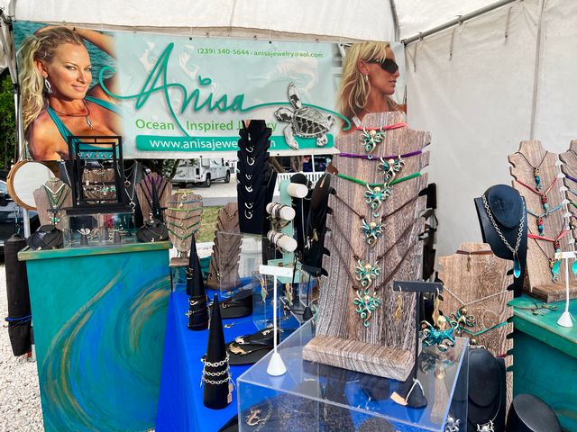 Jewelry, such as these ocean-inspired selections by Anisa Jewelry Designs, is to be featured, along with hundreds of other vendors offering fishing and outdoor gear, boats and boating accessories, artwork, furniture, clothing and more. 