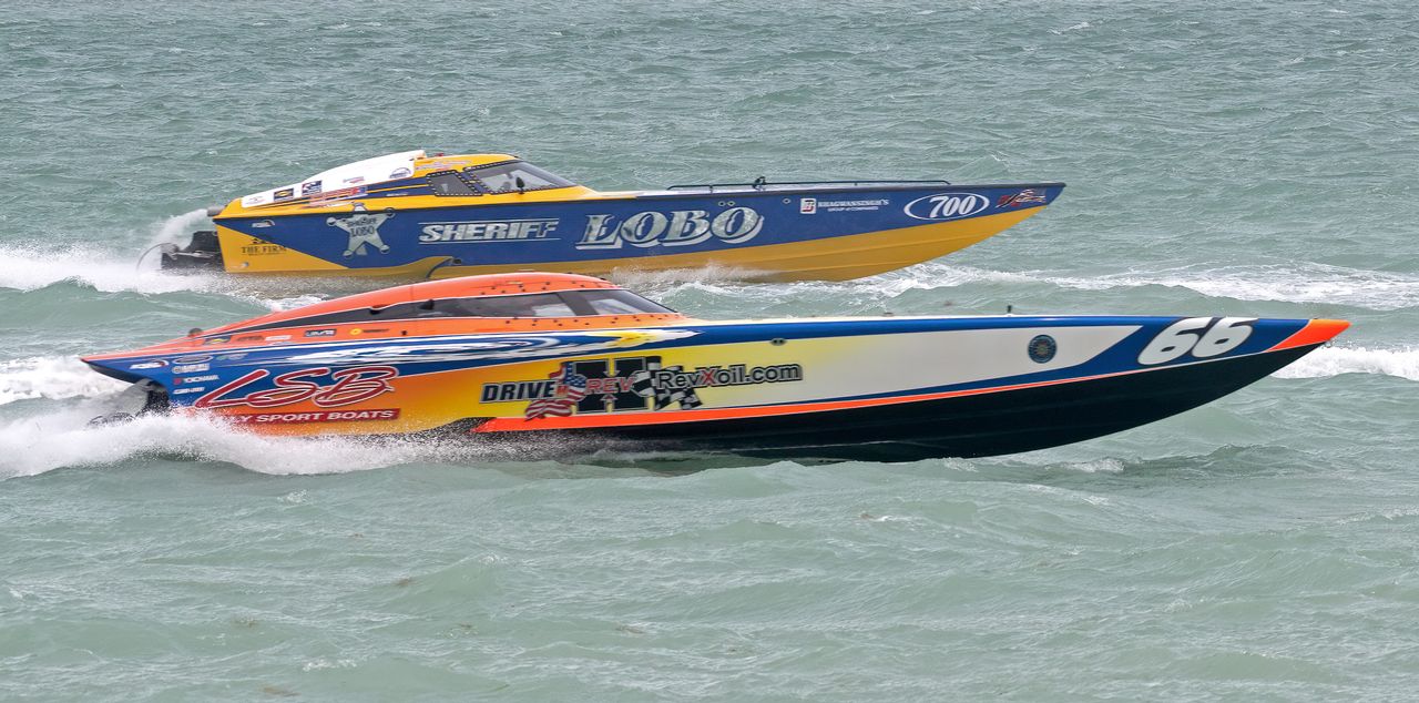 Powerboats roar into Marathon for the 7 Mile Offshore Grand Prix April 26-28. Photo: Andy Newman