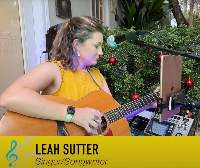 Leah Sutter brings her unique brand of acoustic pop to the lineup. 