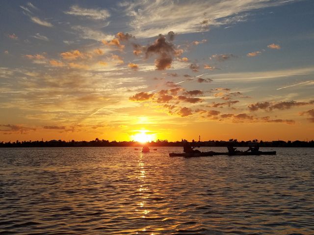 Paddlers set out at sunset and return under the full moon April 23 on a paddle to benefit Florida Keys Wildlife Society. Photo: Big Pine Kayak Adventures