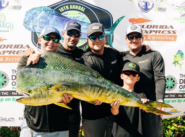 Team Hurricane II also brought in the largest dolphin fish on day one, weighing 29.9 pounds. 