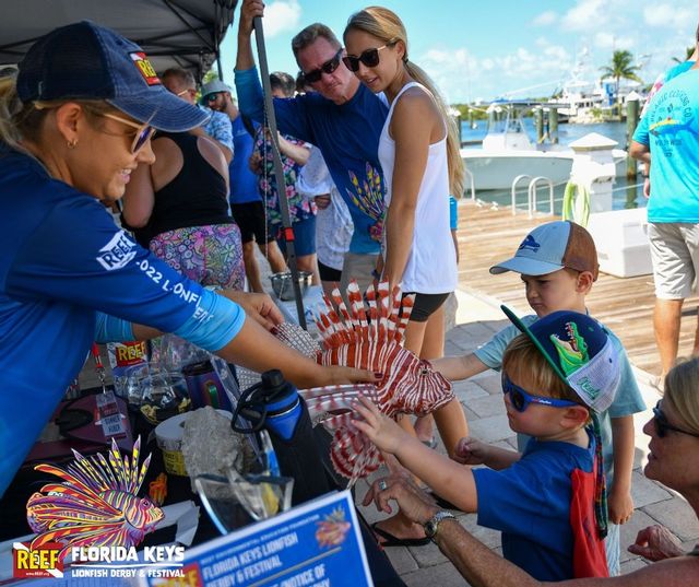 The open-to-the-public REEF Lionfish Festival features games, educational demos, raffles for prizes and lionfish tastings. 