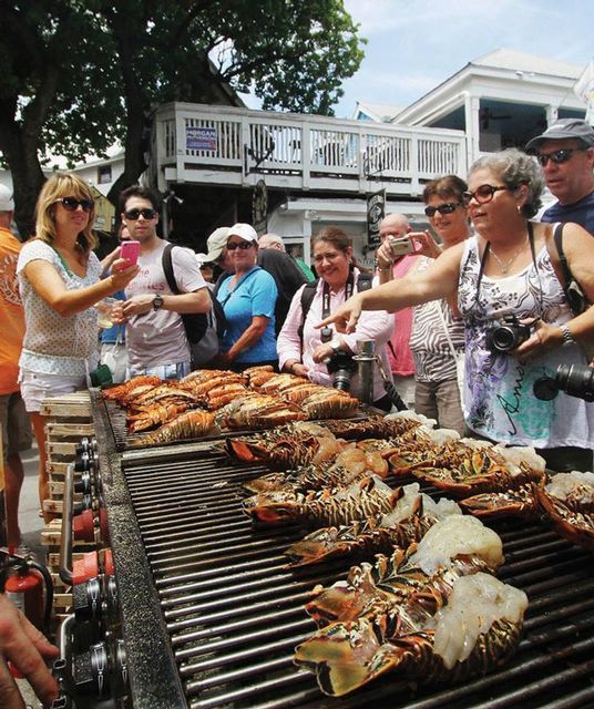 Lobstermania takes over the 100 to 500 blocks of Duval Street on Saturday, August 11 during the annual Lobsterfest Street Fair.