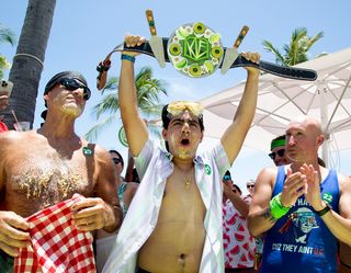 Key Lime Pie Eating Contest Highlights July 4 in Key West