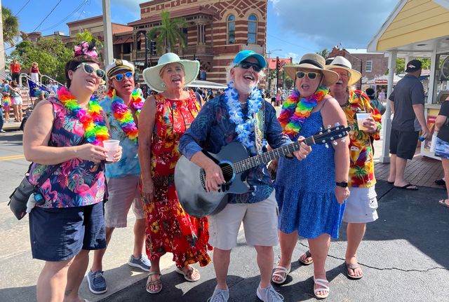 Florida Keys trop rock musician Howard Livingston is one of the performers scheduled to play at the Sunday evening Party in the Park concert and celebration. Photo: JoNell Modys