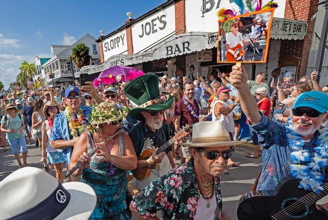The second line walking parade is to be characterized by strolling musicians, participants wearing tropical attire and an easy camaraderie reminiscent of Buffett’s concerts. Photo: Rob O'Neal