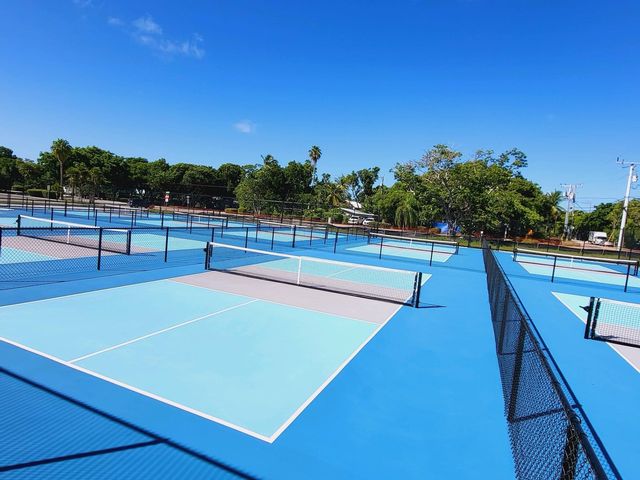 The Key's largest stand-alone pickelball complex with 10 dedicated outdoor courts is now open at Key Largo Community Park. Photo: Monroe County Parks and Beaches