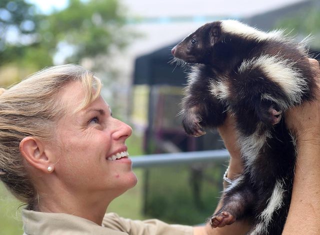 Farmer Jeanne Selander shares her love of animals with inmate caretakers at the Stock Island Detention Center and the public, who can visit the second and fourth Sunday of each month. 