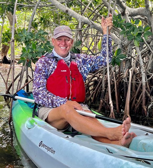 Keogh is dedicated to educating visitors about the fragile Keys ecosystem during guided kayak eco tours in the Lower Keys' Key Deer and White Heron National Wildlife Refuges. 