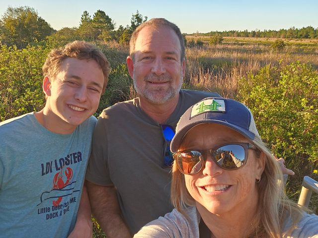 Bergh lives on Big Pine Key with his wife and son, Nate. 