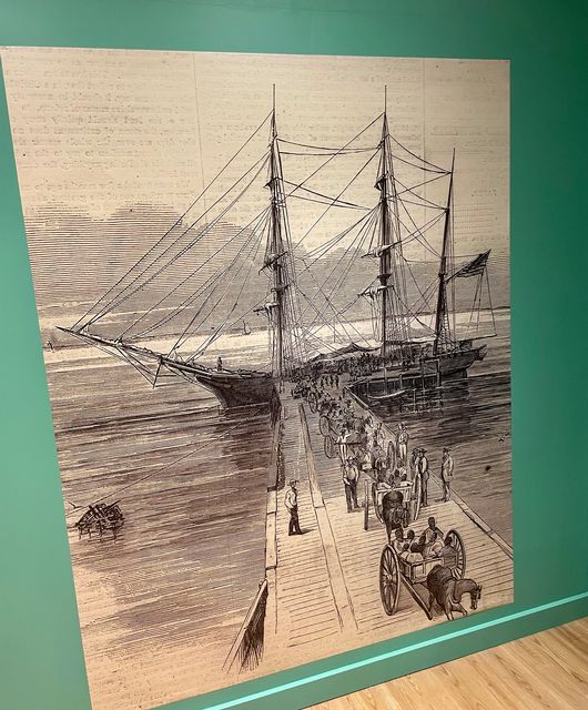 The English merchant slave ship Henrietta Marie, lost in 1700, is chronicled in the museum's exhibitions along with other vessels and artifacts.