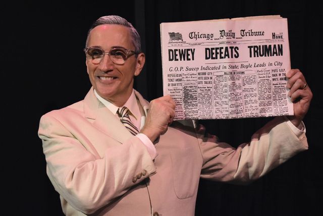 An engaging exploration of Truman’s life and presidency, the 'Give 'em Hell, Harry!' production features 'Harry' addressing the audience on various topics. Photo courtesy The Key West Harry S. Truman Foundation 