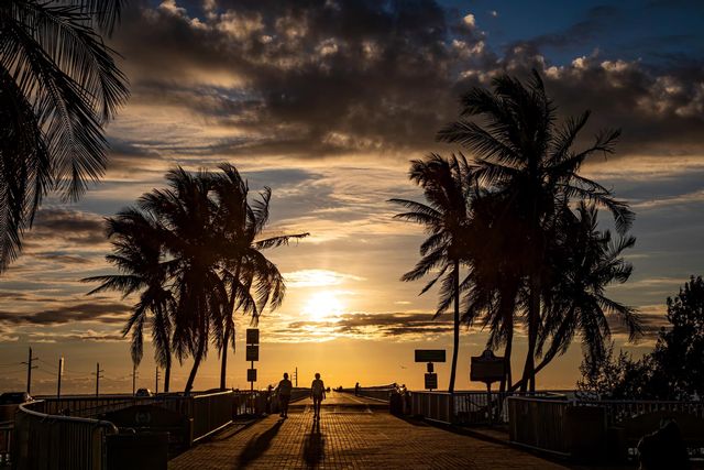 The bridge is a perfect location to witness both stunning sunrises and sunsets. Photo: Mark Potter