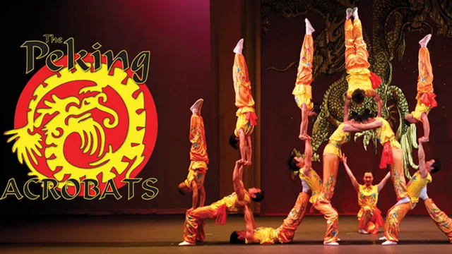 The Peking Acrobats, showcasing trick cycling, precision tumbling and gymnastics, are to take the stage March 23 at Tennessee Williams Theatre. 