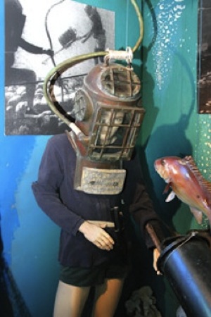 Historic dive gear and other antiquities are just a part of the History of Diving Museum's more than 3,000 square feet of exhibits.