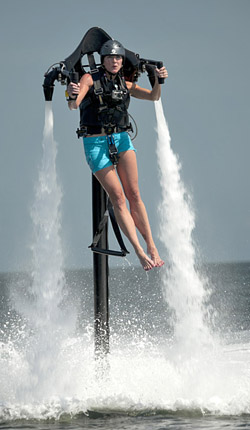 James Bond-style Jet Pack Experience Now Available in the Florida Keys,  jetpacks water