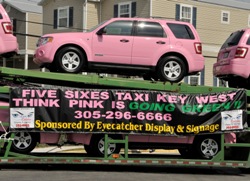 The new Five Sixes Taxi hybrid vehicle arrives in Key West(Photos by Rob O'Neal/Florida Keys News Bureau) 