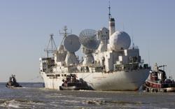 Image 5 - In April 2007, the Vandenberg was towed out of the "Mothball Fleet" at Fort Eustis, Va. Photo by Scott Brown