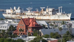 Image 1 - The Vandenberg arrives in Key West Wednesday morning. Photos by Andy Newman/Florida Keys News Bureau