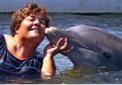 Mary Stella loves to spend time on the water, something that she loves more than the water is getting a kiss from her favorite friend, Pax!